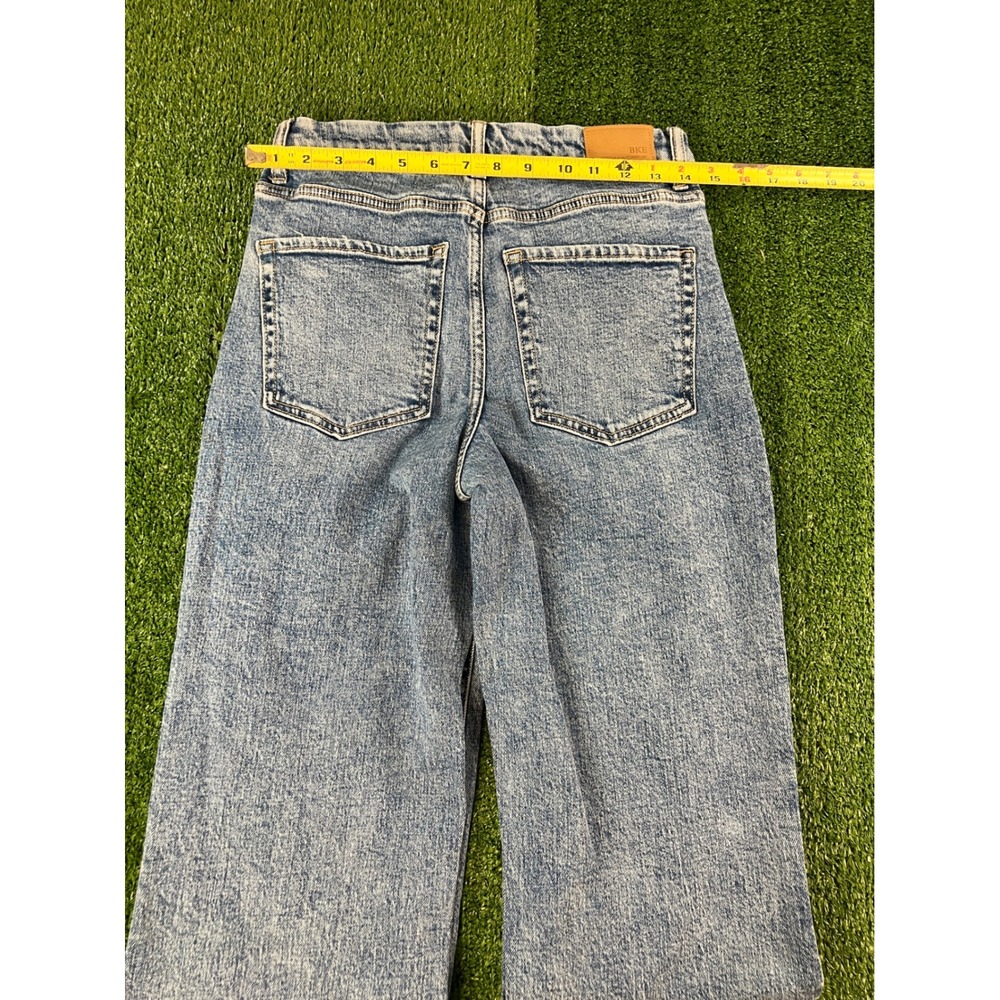BKE Billie Slim Fit High Rise Classic Straight Leg Light Wash Jeans 28x34 - Picture 6 of 7